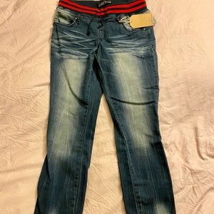 NWT Almost Famous athletic jeggings